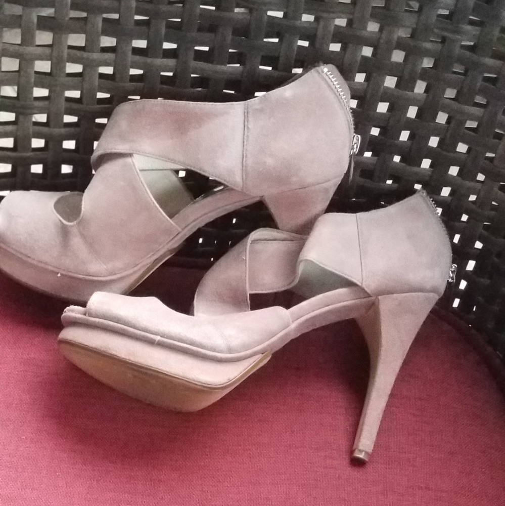 Michael Kors suede heels